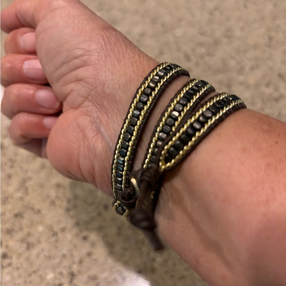 Nakamol 3 layer wrap bracelet - Picture 2 of 5